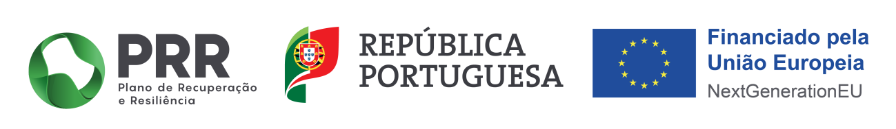 PRR, República Portuguesa, Financiado pela União Europeia, NextGenerationEU